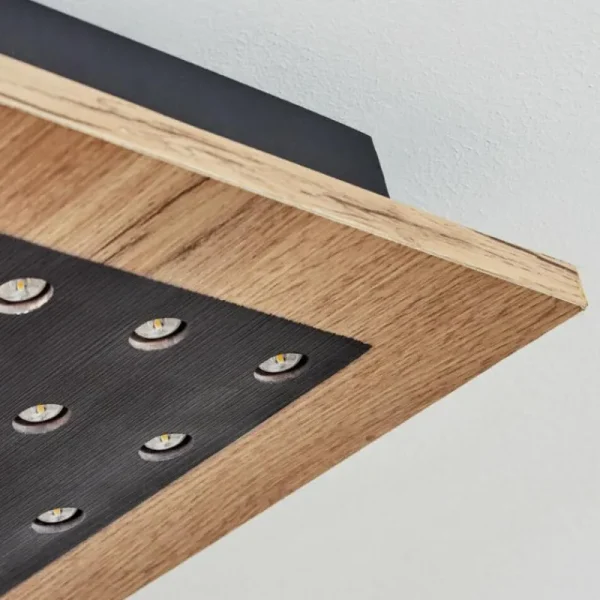 hofstein Plafonnier Ramilos LED Écru, Noir, 1 lumière* Lampes Modernes