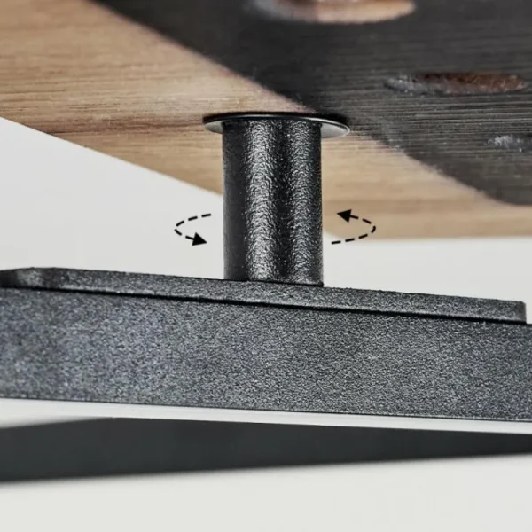 hofstein Plafonnier Ramilos LED Écru, Noir, 1 lumière* Lampes Modernes