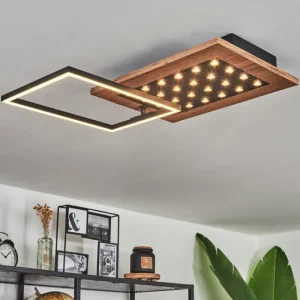 hofstein Plafonnier Ramilos LED Écru, Noir, 1 lumière* Lampes Modernes
