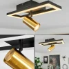 hofstein Plafonnier Reboleiro LED Noir, 2 lumières* Lampes Modernes