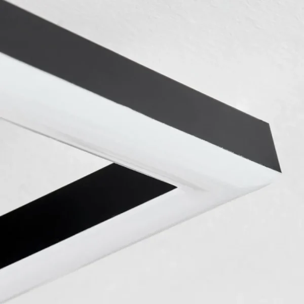 hofstein Plafonnier Reboleiro LED Noir, 2 lumières* Lampes Modernes