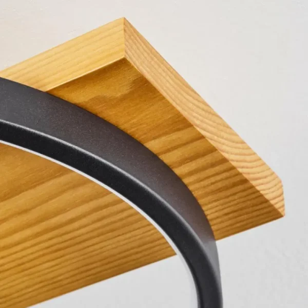 hofstein Plafonnier Rodekro LED Écru, Noir, 1 lumière* Lampes Modernes
