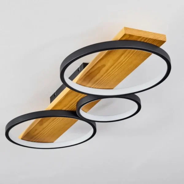 hofstein Plafonnier Rodekro LED Écru, Noir, 1 lumière* Lampes Modernes