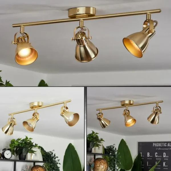 hofstein Plafonnier Salinas Laiton, 3 lumières* Lampes Modernes