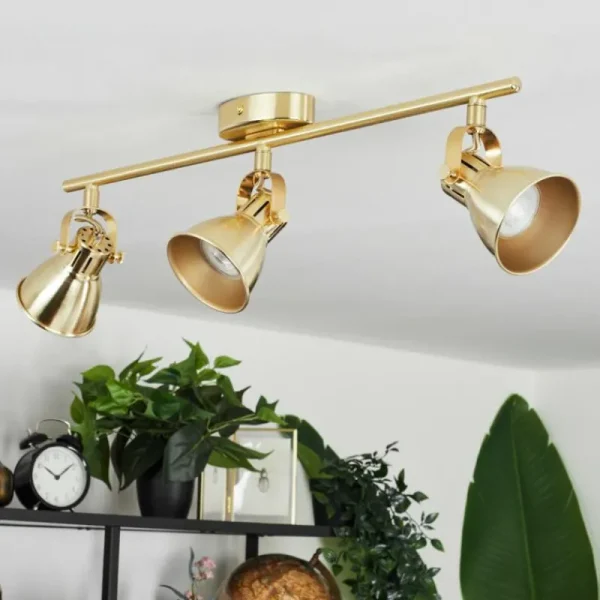hofstein Plafonnier Salinas Laiton, 3 lumières* Lampes Modernes