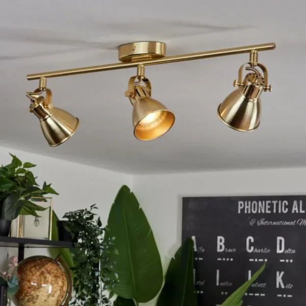 hofstein Plafonnier Salinas Laiton, 3 lumières* Lampes Modernes