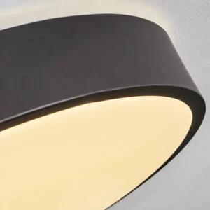 hofstein Plafonnier Samaira LED Noir, 1 lumière* Lampes Modernes