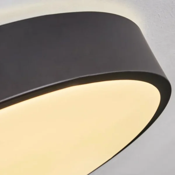 hofstein Plafonnier Samaira LED Noir, 1 lumière* Lampes Modernes