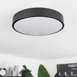 hofstein Plafonnier Samaira LED Noir, 1 lumière* Lampes Modernes
