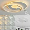 hofstein Plafonnier Selim LED Blanc, 1 lumière, Télécommandes* Lampes Modernes