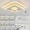 hofstein Plafonnier Selim LED Blanc, 1 lumière, Télécommandes* Lampes Modernes