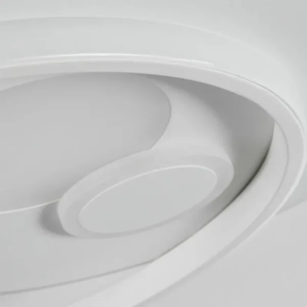 hofstein Plafonnier Selim LED Blanc, 1 lumière, Télécommandes* Lampes Modernes