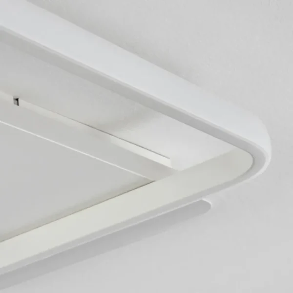 hofstein Plafonnier Selim LED Blanc, 1 lumière, Télécommandes* Lampes Modernes