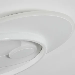 hofstein Plafonnier Selim LED Blanc, 1 lumière, Télécommandes* Lampes Modernes