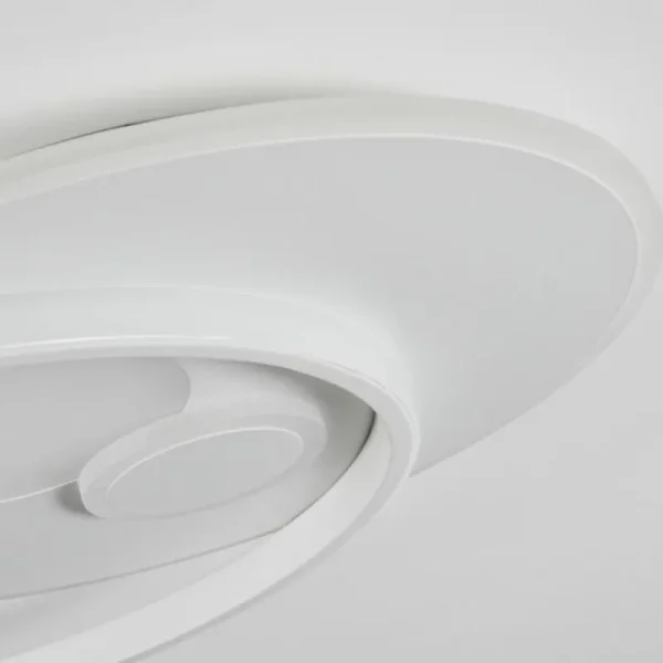 hofstein Plafonnier Selim LED Blanc, 1 lumière, Télécommandes* Lampes Modernes