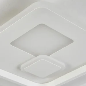 hofstein Plafonnier Selim LED Blanc, 1 lumière, Télécommandes* Lampes Modernes