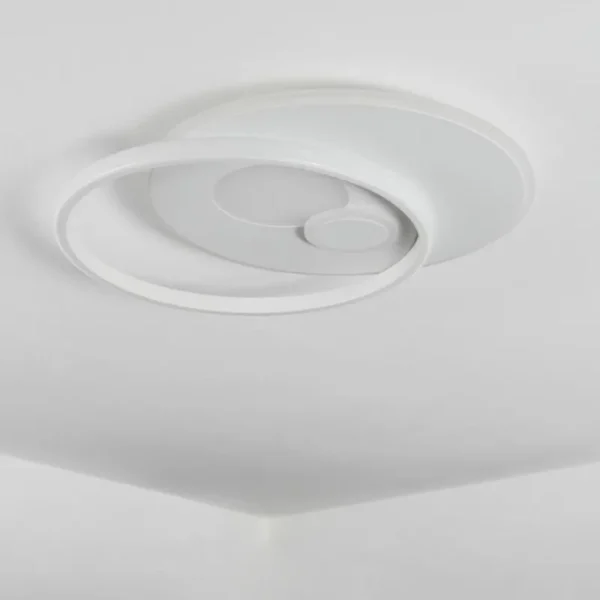 hofstein Plafonnier Selim LED Blanc, 1 lumière, Télécommandes* Lampes Modernes