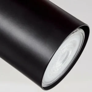 hofstein Plafonnier Sequeira LED Bois clair, Couleur bois, Noir, 2 lumières* Lampes Modernes
