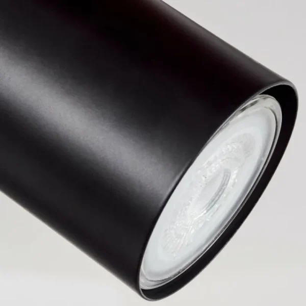 hofstein Plafonnier Sequeira LED Bois clair, Couleur bois, Noir, 2 lumières* Lampes Modernes