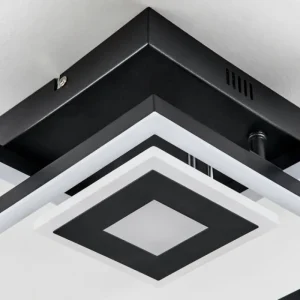 hofstein Plafonnier Serzedelo LED Noir, 1 lumière* Lampes Modernes