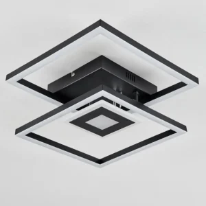 hofstein Plafonnier Serzedelo LED Noir, 1 lumière* Lampes Modernes