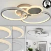 hofstein Plafonnier Tagsdorff LED Chrome, Nickel mat, 1 lumière* Lampes Modernes