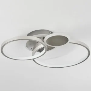 hofstein Plafonnier Tagsdorff LED Chrome, Nickel mat, 1 lumière* Lampes Modernes