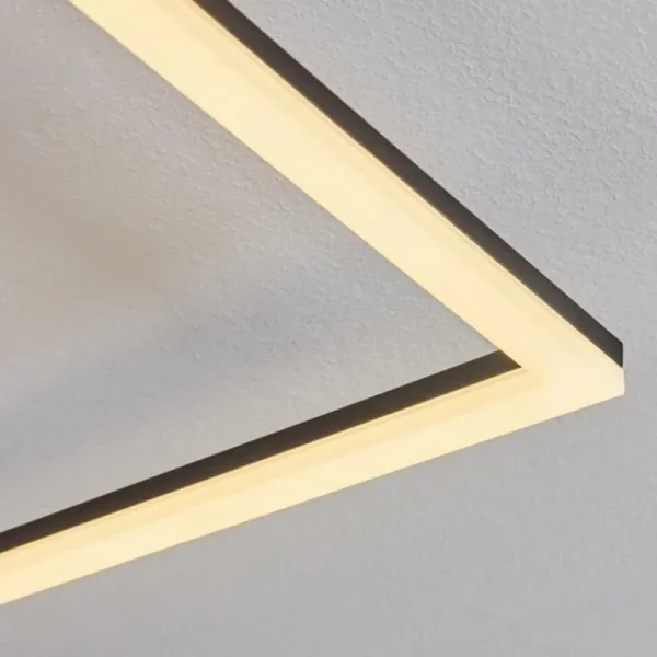 hofstein Plafonnier Taleta LED Noir, 1 lumière* Lampes Modernes