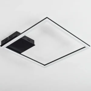 hofstein Plafonnier Taleta LED Noir, 1 lumière* Lampes Modernes