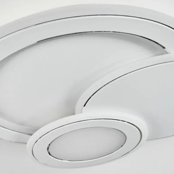 hofstein Plafonnier Tomazes LED Blanc, 1 lumière, Télécommandes* Lampes Modernes