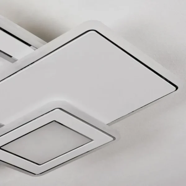 hofstein Plafonnier Tomazes LED Blanc, 1 lumière, Télécommandes* Lampes Modernes