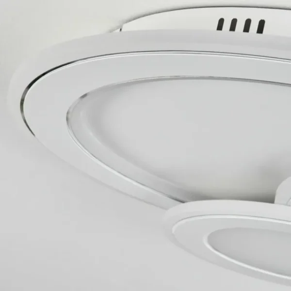 hofstein Plafonnier Tomazes LED Blanc, 1 lumière, Télécommandes* Lampes Modernes