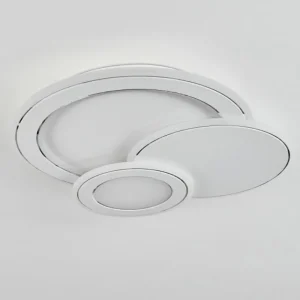 hofstein Plafonnier Tomazes LED Blanc, 1 lumière, Télécommandes* Lampes Modernes