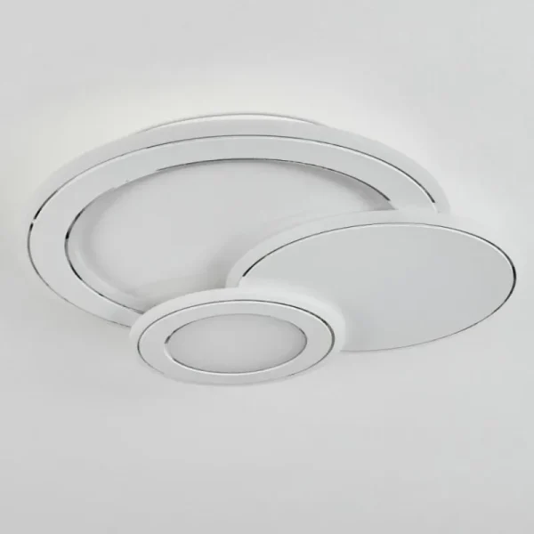 hofstein Plafonnier Tomazes LED Blanc, 1 lumière, Télécommandes* Lampes Modernes