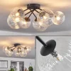 hofstein Plafonnier - Verre 12 cm, 15 cm Chehalis Clair, 6 lumières* Lampes Modernes