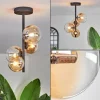 hofstein Plafonnier - Verre 10 cm, 12 cm Chehalis Ambre, Clair, 4 lumières* Lampes En Verre