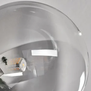 hofstein Plafonnier - Verre 12 cm, 15 cm Chehalis Clair, Fumé, 6 lumières* Lampes Modernes