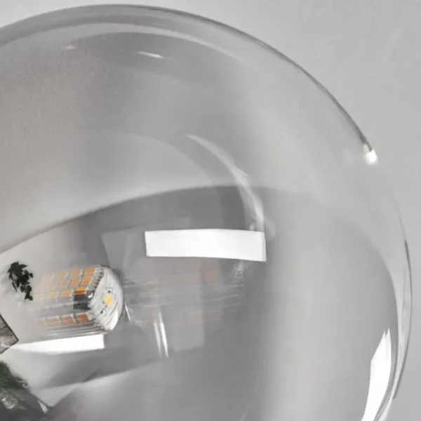 hofstein Plafonnier - Verre 12 cm, 15 cm Chehalis Clair, Fumé, 6 lumières* Lampes Modernes