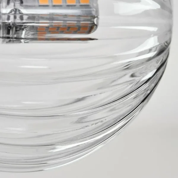 hofstein Plafonnier - Verre 10 cm, 12 cm Chehalis Clair, 4 lumières* Lampes Modernes