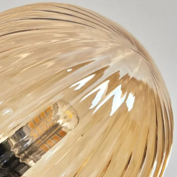 hofstein Plafonnier - Verre 10 cm, 12 cm, 15 cm Chehalis Ambre, Clair, Fumé, 6 lumières* Lampes Modernes