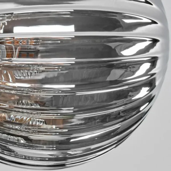 hofstein Plafonnier - Verre 10 cm, 12 cm, 15cm Chehalis Ambre, Clair, Fumé, 8 lumières* Lampes Modernes