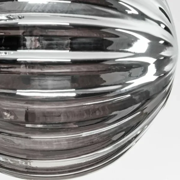 hofstein Plafonnier - Verre 10 cm, 12 cm, 15 cm Chehalis Fumé, 8 lumières* Lampes Modernes