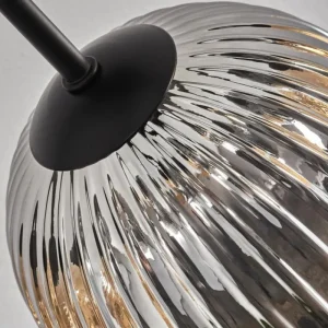 hofstein Plafonnier - Verre 10 cm, 12 cm, 15 cm Chehalis Ambre, Clair, Fumé, 6 lumières* Lampes Modernes