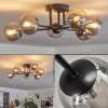 hofstein Plafonnier - Verre 10 cm Chehalis Fumé, 6 lumières* Lampes Modernes