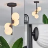 hofstein Plafonnier - Verre 10 cm Chehalis Blanc, 4 lumières* Lampes Modernes