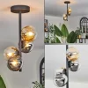 hofstein Plafonnier - Verre 10 cm Chehalis Ambre, Clair, Fumé, 4 lumières* Lampes Modernes