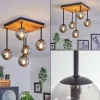 hofstein Plafonnier - Verre 10 cm Chehalis Écru, Noir, 5 lumières* Lampes Modernes