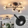 hofstein Plafonnier - Verre 10 cm Chehalis Clair, 6 lumières* Lampes Modernes