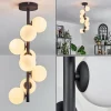 hofstein Plafonnier - Verre 10 cm Chehalis Blanc, 8 lumières* Lampes En Verre