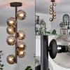 hofstein Plafonnier - Verre 10 cm Chehalis Fumé, 8 lumières* Lampes Modernes